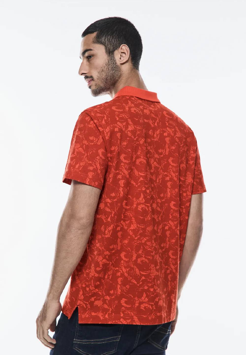 Street One Piquée Print Poloshirt Begrenzt auf 3 Tage