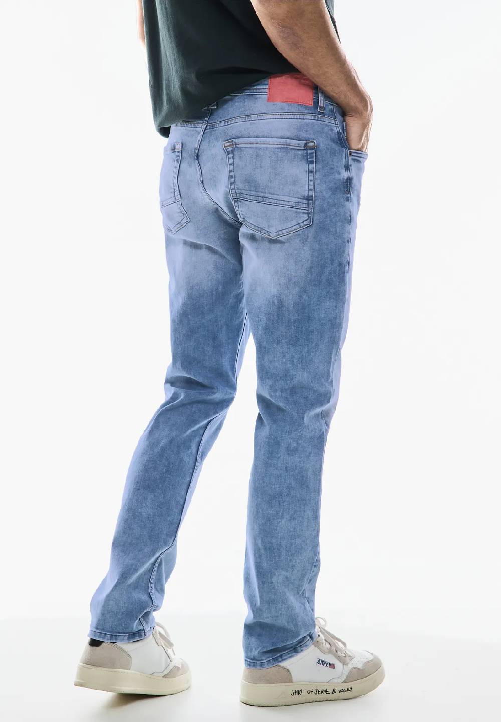 Street One Bleached Regular Fit Jeans - Style SURFER Im Verkauf