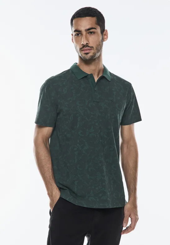 Street One Piquée Print Poloshirt zollfrei