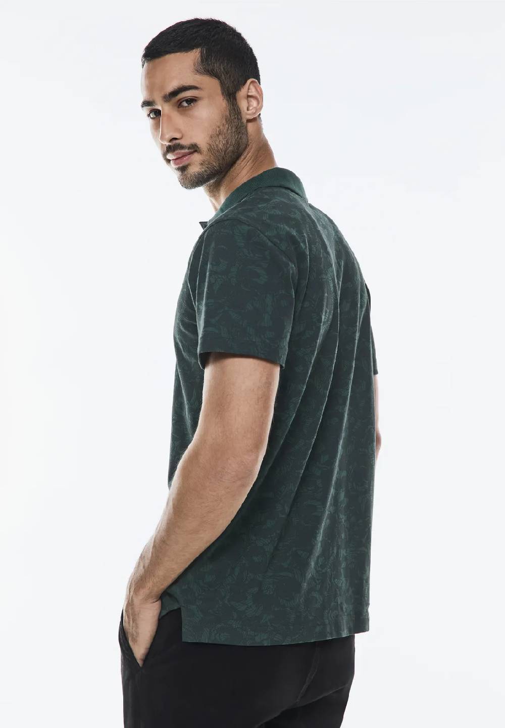 Street One Piquée Print Poloshirt zollfrei