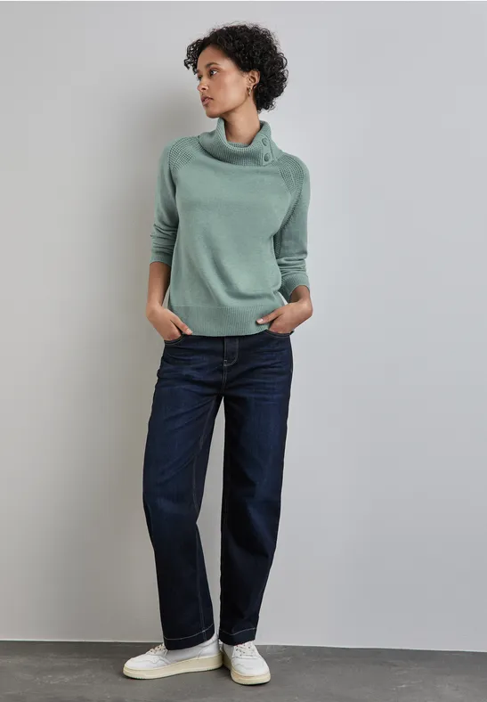Street One Pullover mit Stehkragen Begrenztes Angebot