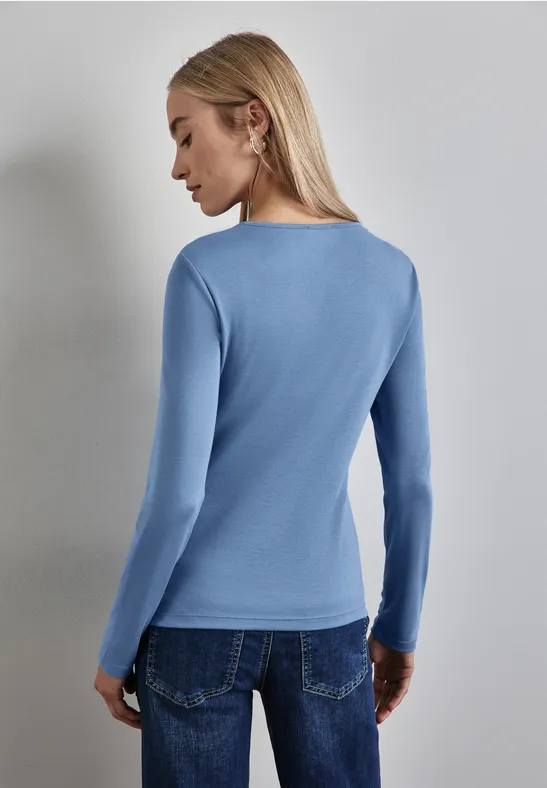 Street One Shirt mit Herzausschnitt Heißer Verkauf