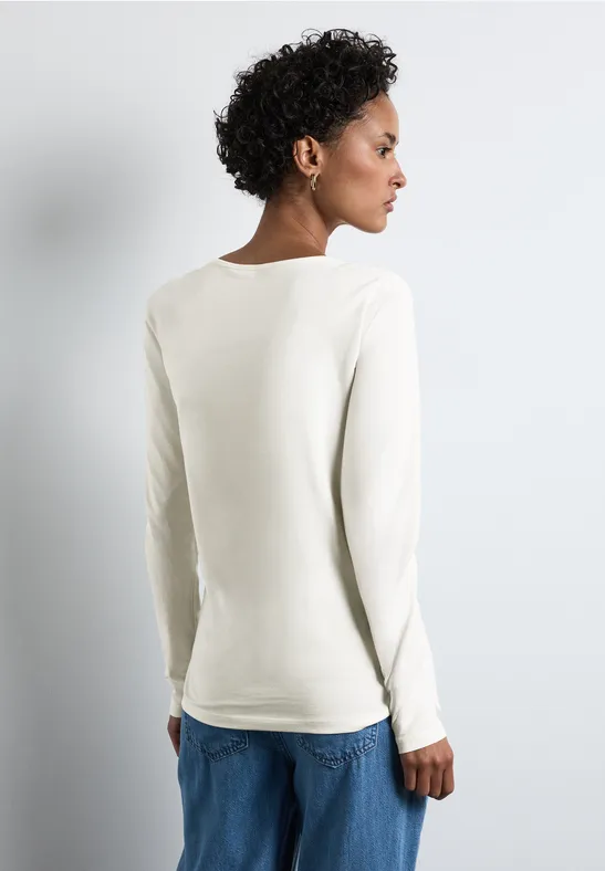 Street One Basic Langarmshirt Zeitlich begrenztes Angebot
