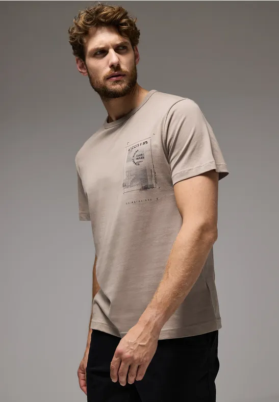 Street One T-Shirt mit Chestprint Neueste Stile