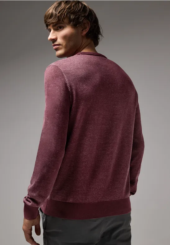 Street One Pullover in Two Tone Optik Sonderangebot der Fabrik