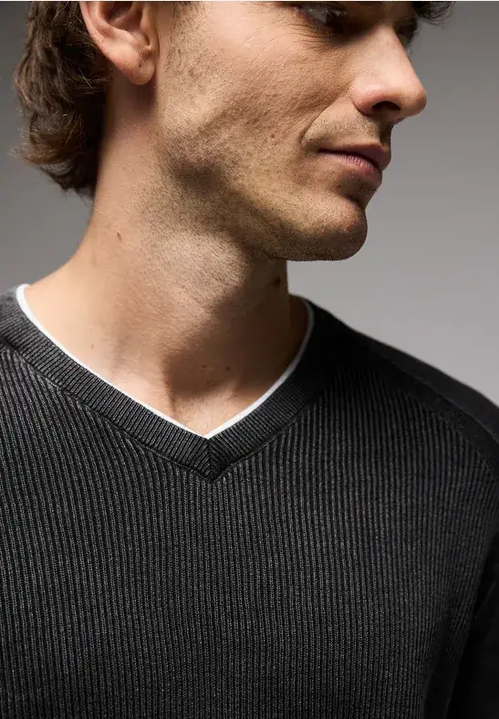 Street One Pullover in Washed-Optik Bis zu 55% Rabatt