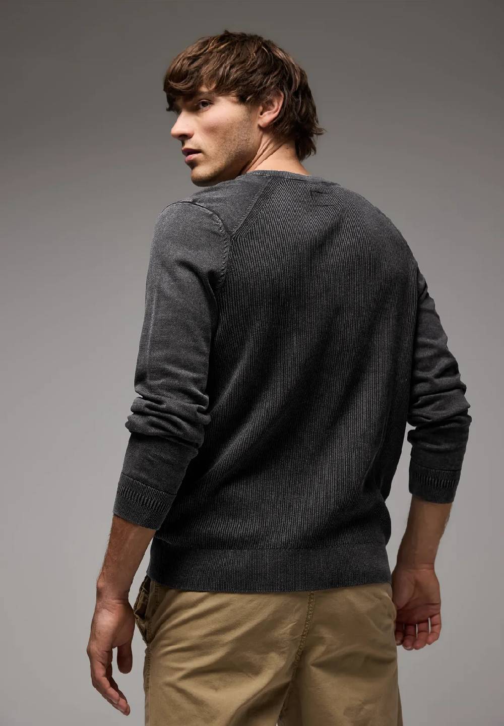 Street One Pullover in Washed-Optik Bis zu 55% Rabatt