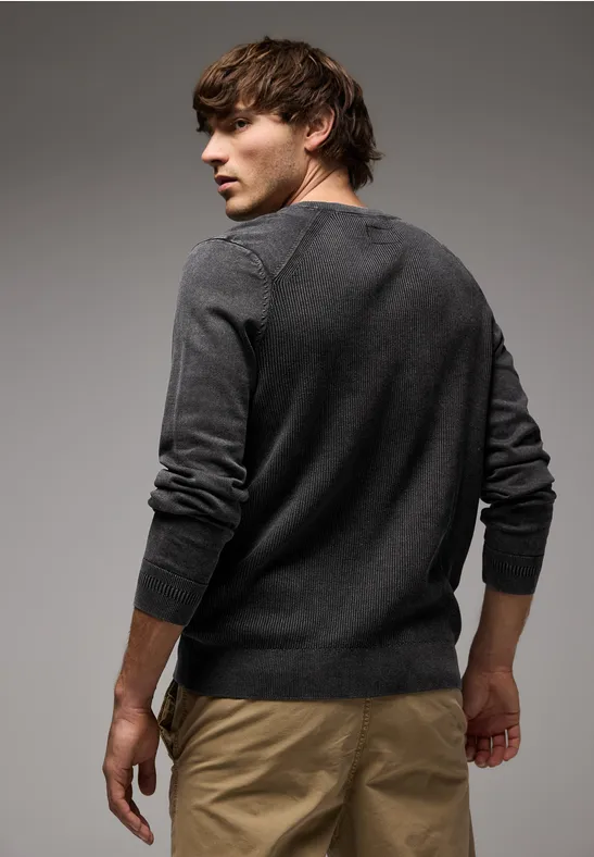Street One Pullover in Washed-Optik Bis zu 55% Rabatt