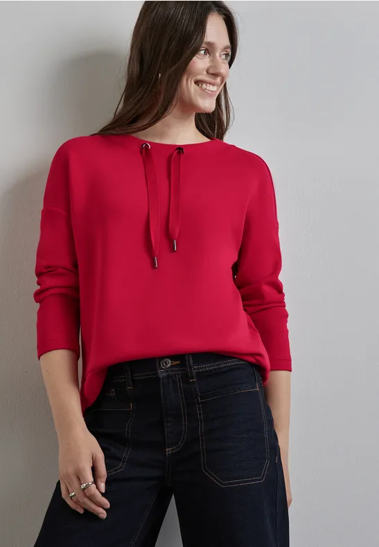 Street One Silk-Look Shirt Schlussverkauf