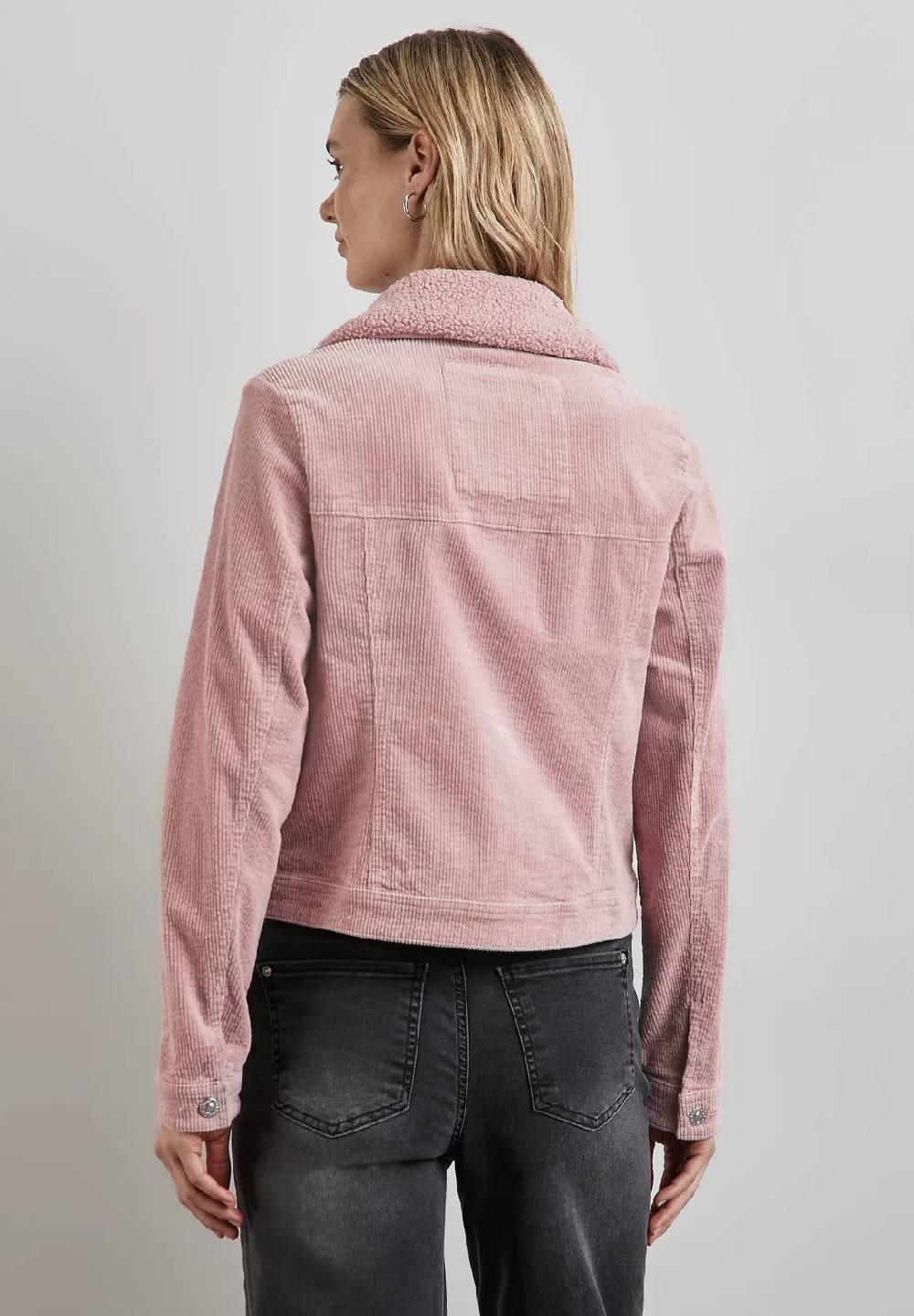 Street One Cord-Jacke mit Teddy-Kragen Günstiger Verkauf
