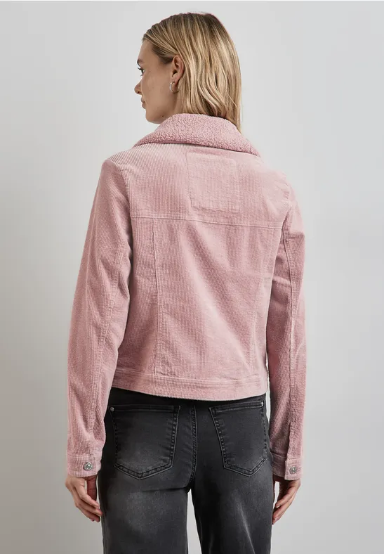 Street One Cord-Jacke mit Teddy-Kragen Günstiger Verkauf