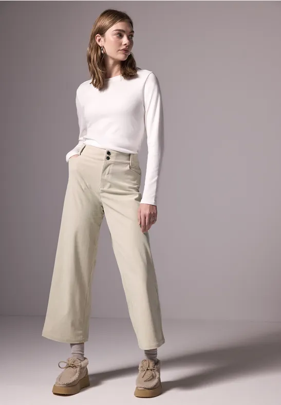 Street One Wide Leg Cordhose Blitzverkäufe