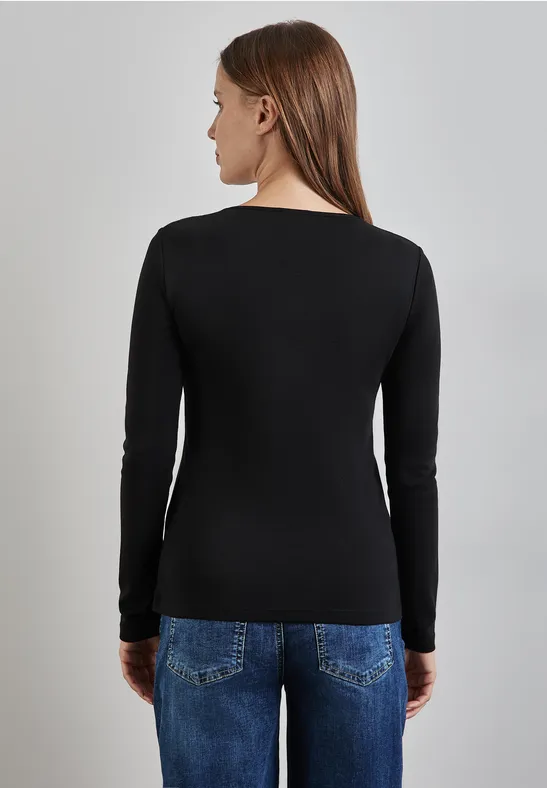 Street One Shirt mit Herzausschnitt Kostenloser Versand