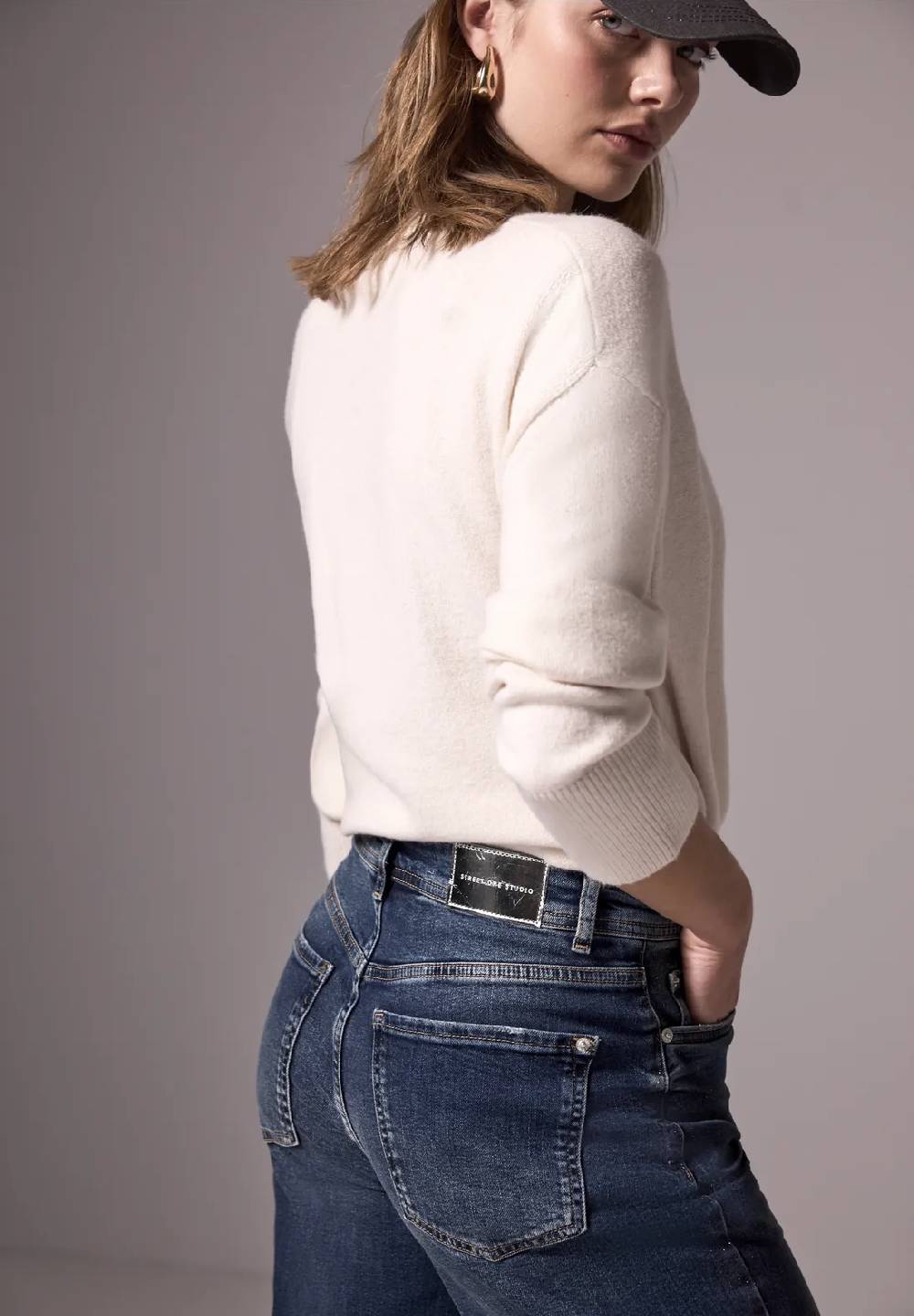 Street One Jeans mit Glitzer-Details Fabrik Onlineshop
