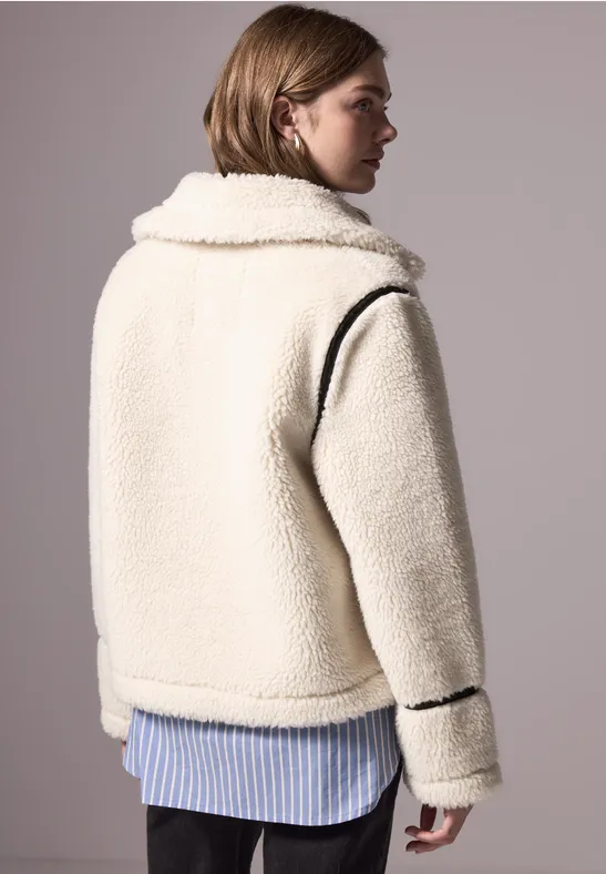 Street One Teddy Jacke mit Details Rabatt