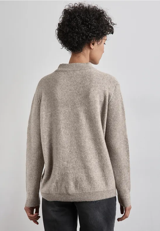 Street One Pullover mit Strickmuster Flash Sale