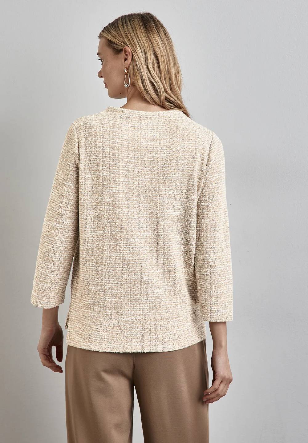Street One Bouclé Shirt Begrenztes Angebot