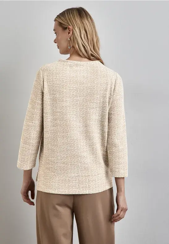 Street One Bouclé Shirt Begrenztes Angebot