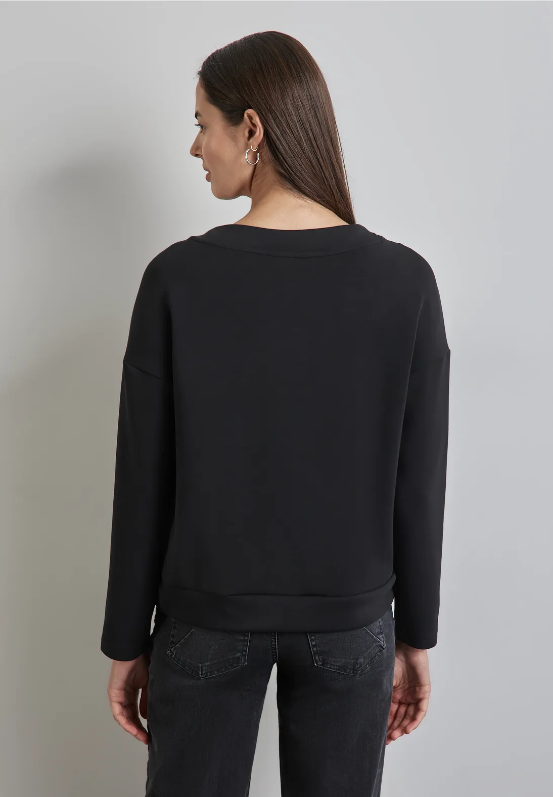 Street One Silk-Look Shirt Black Friday