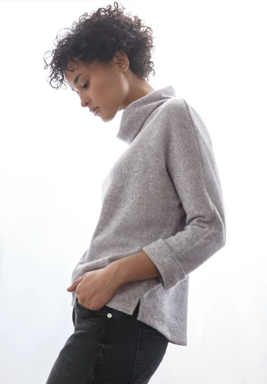Street One Strick-Look Shirt mit Kragen Cyber Monday