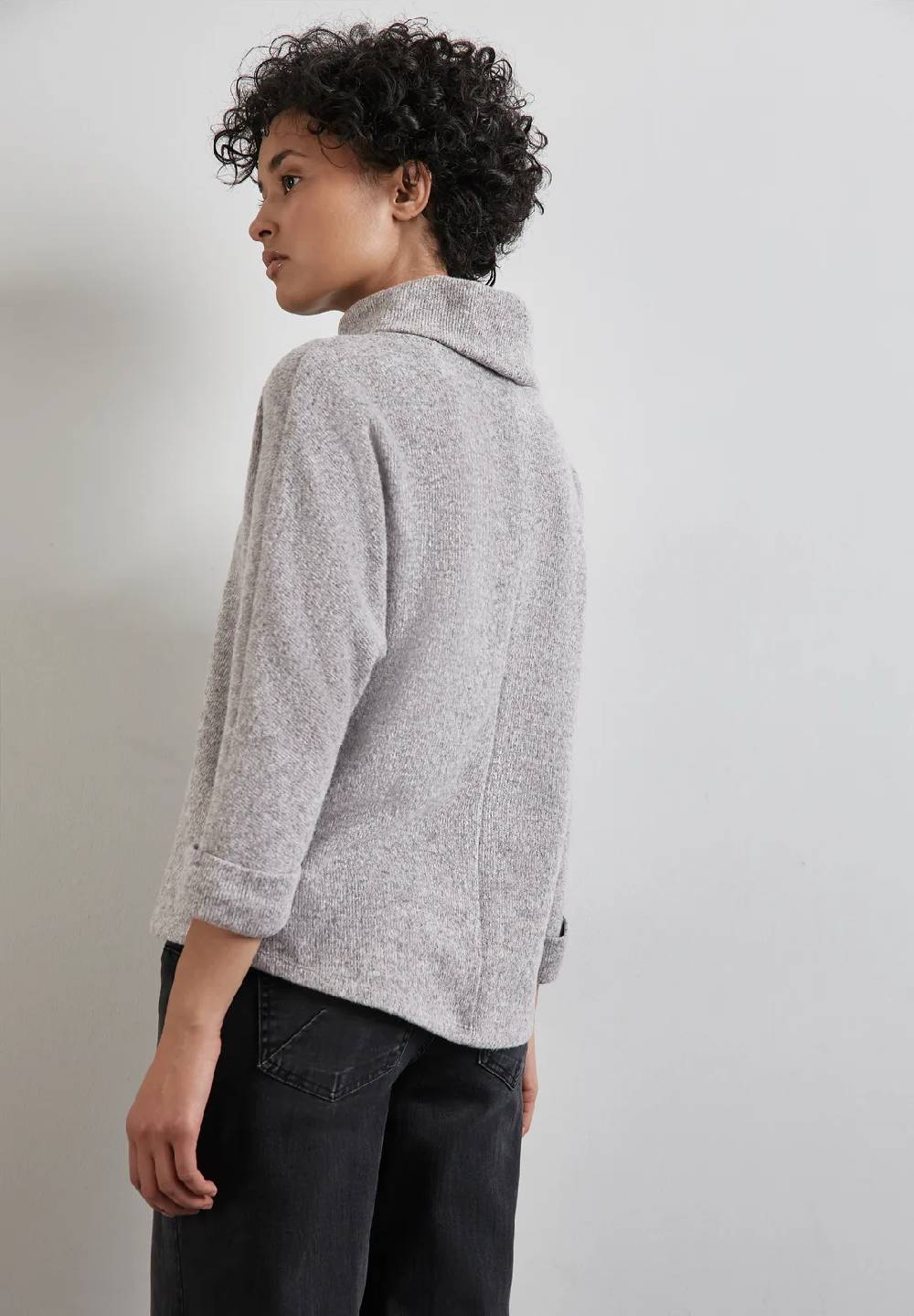 Street One Strick-Look Shirt mit Kragen Cyber Monday