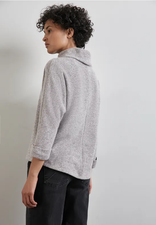 Street One Strick-Look Shirt mit Kragen Cyber Monday
