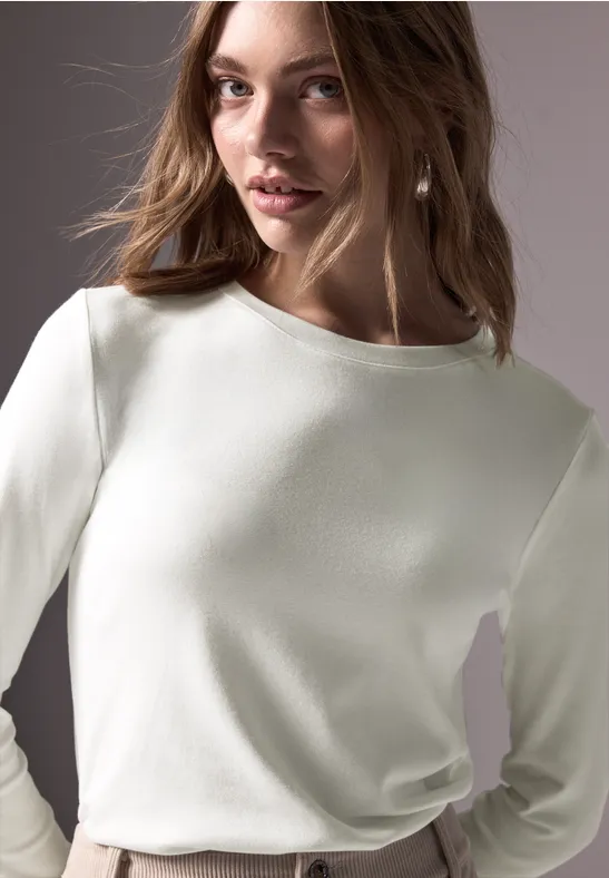 Street One Shirt mit Rippstruktur Valentinstagsangebot