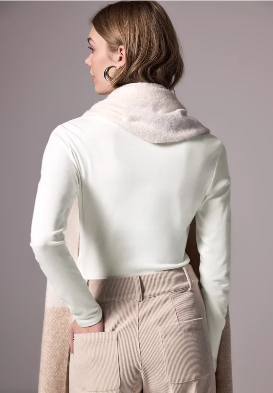 Street One Shirt mit Rippstruktur Valentinstagsangebot