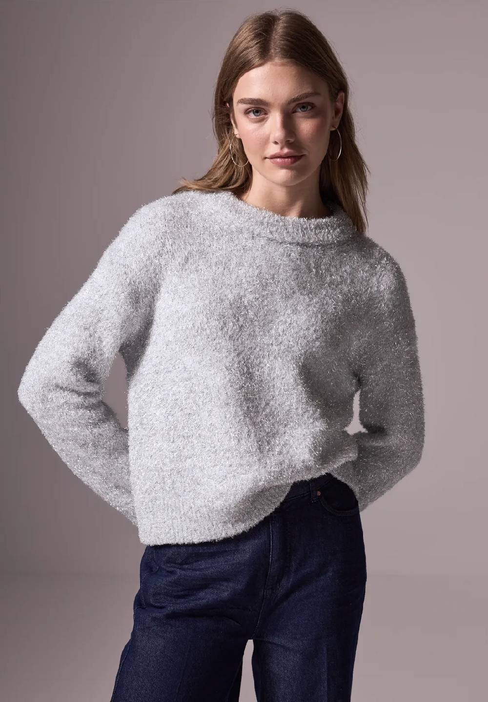Street One Schimmernder Pullover