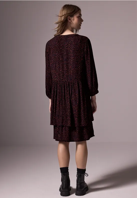 Street One Bedrucktes Tunika-Kleid Tiefpreis