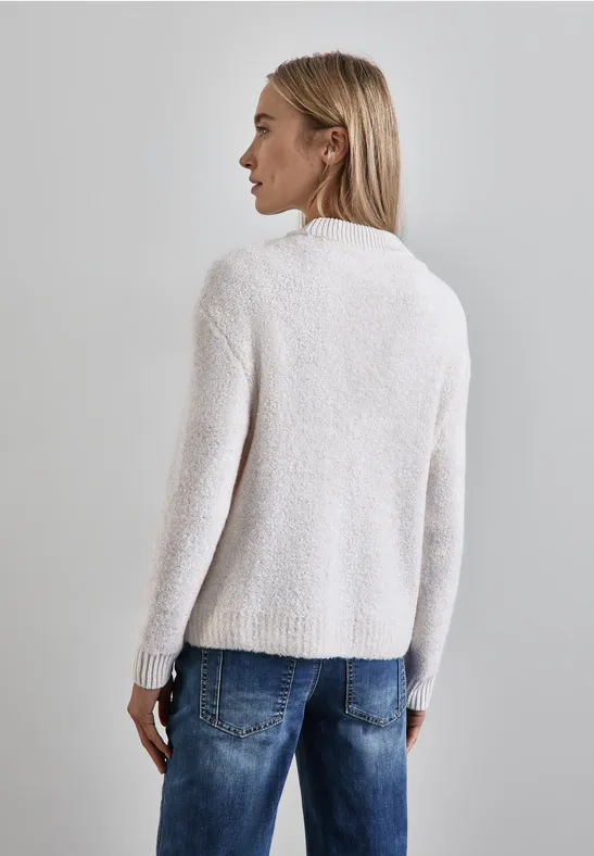 Street One Bouclé-Cardigan Bis zu 50% Rabatt