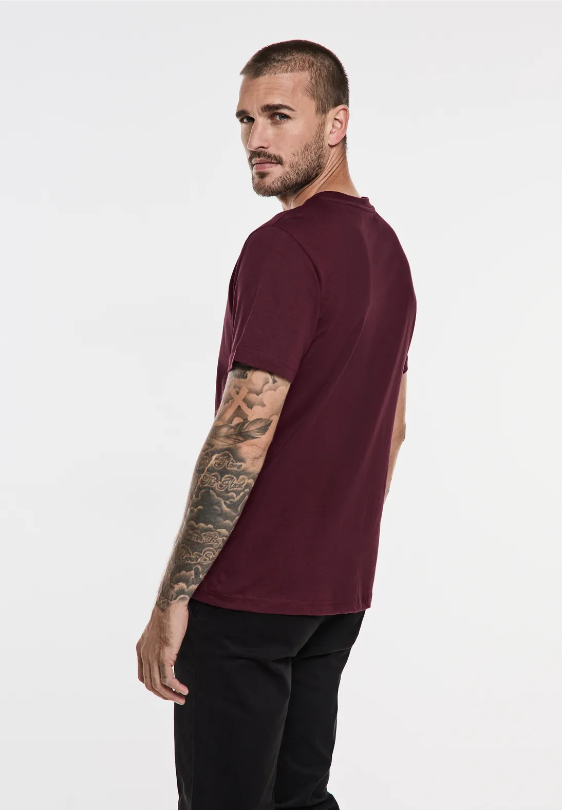 Street One Basic T-Shirt in Unifarbe Sonderangebot der Fabrik