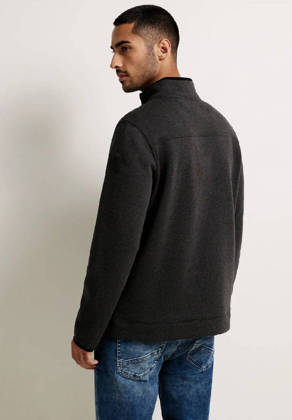 Street One Brushed Sweattroyer Clearance-Verkauf
