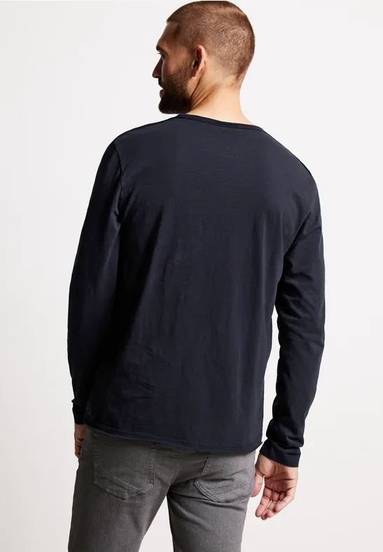 Street One Slub Langarmshirt im Angebot