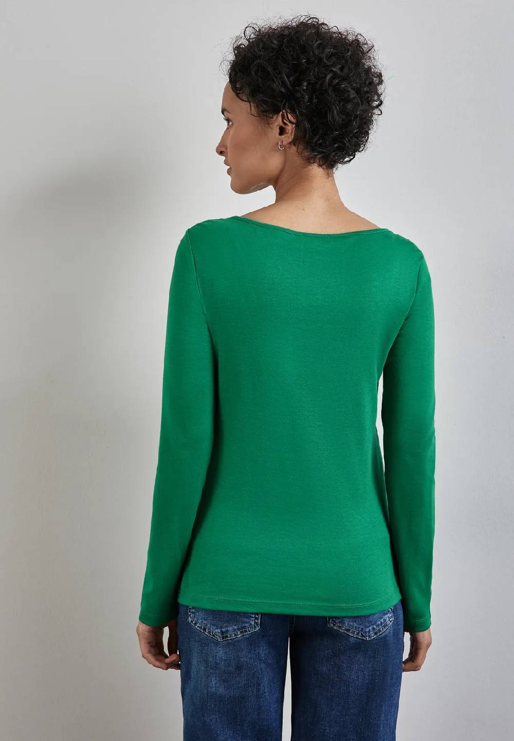 Street One Shirt mit U-Boot-Ausschnitt Limitierter Zeitrabatt
