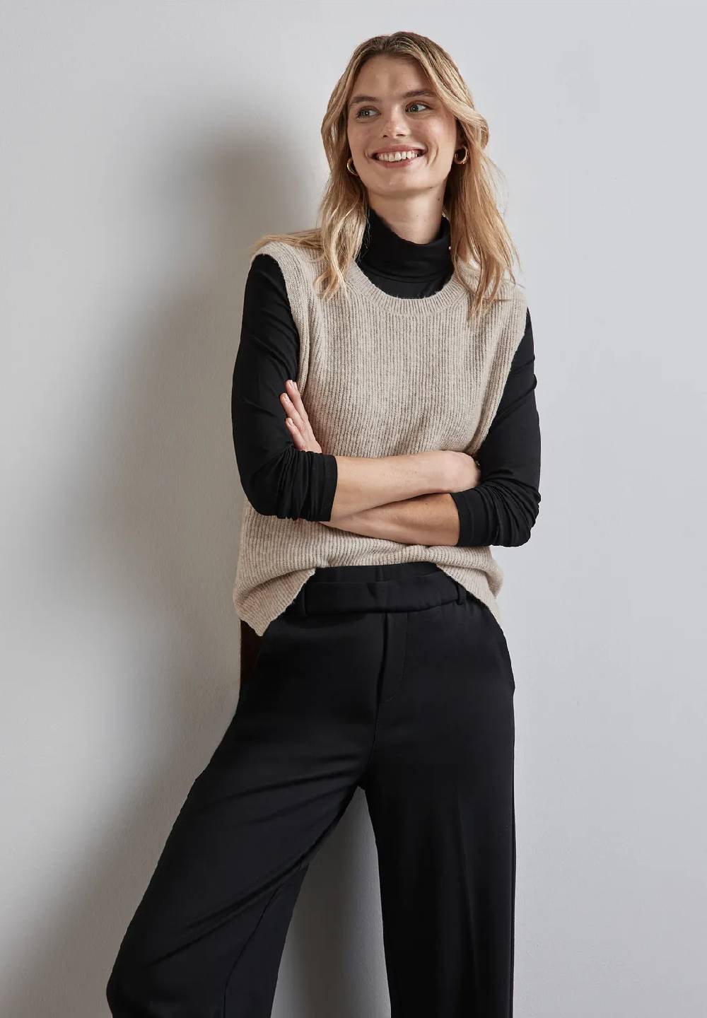 Street One Ärmelloser Pullover Heißer Verkauf