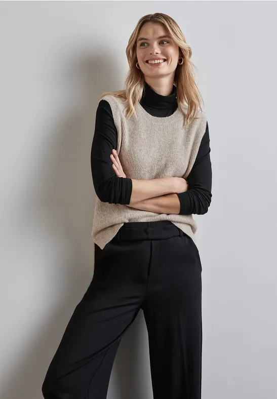 Street One Ärmelloser Pullover Heißer Verkauf