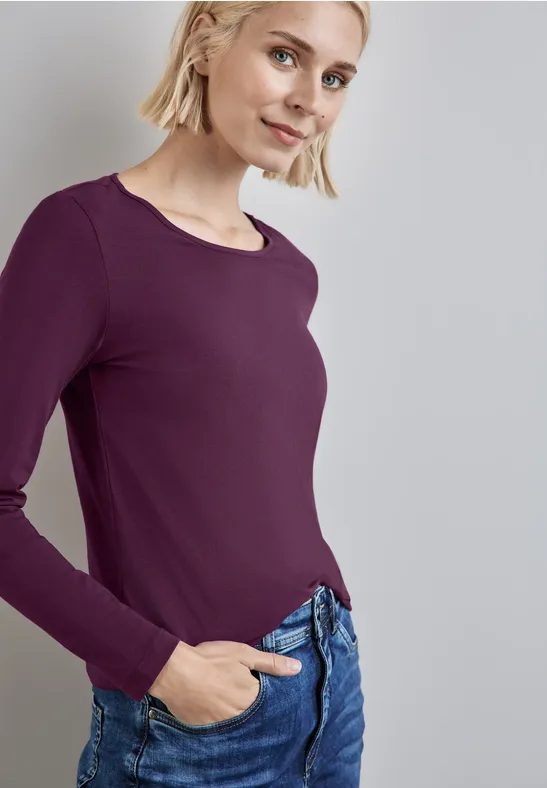 Street One Basic Langarmshirt Exklusive Angebote