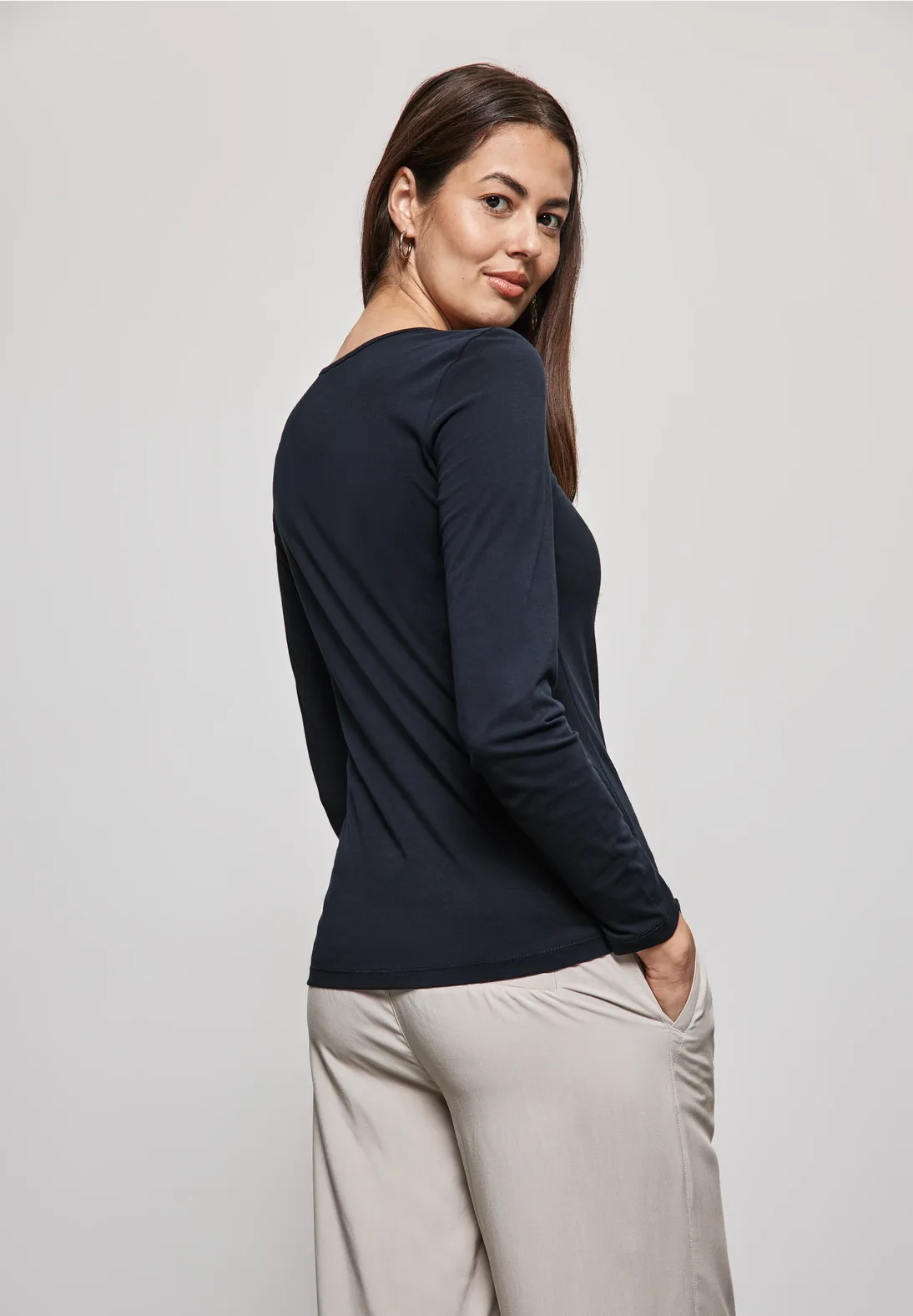 Street One Basic Langarmshirt Große Rabatte