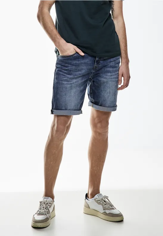 Street One Elastische Jeans Shorts VIP-Rabatte