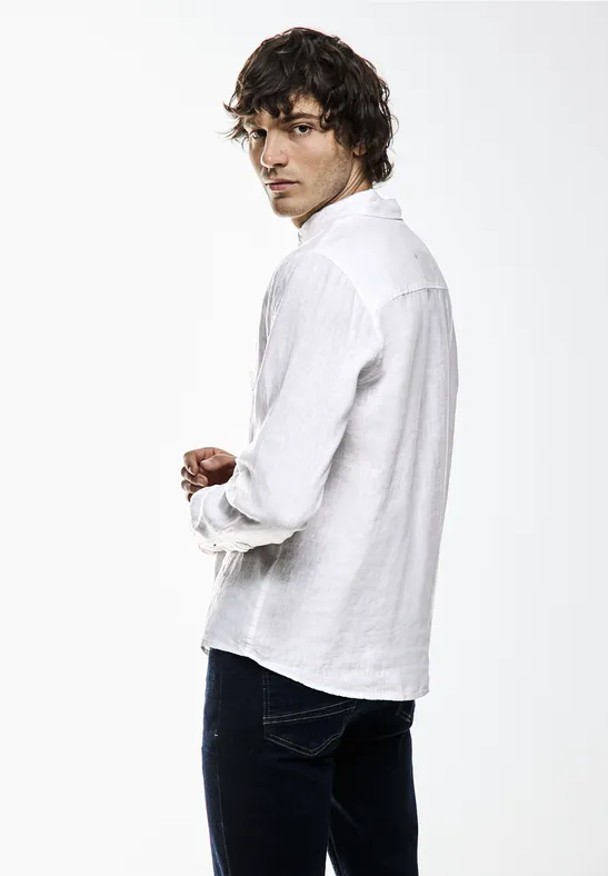 Street One Button Down Leinenhemd Kostenlose Rückgabe