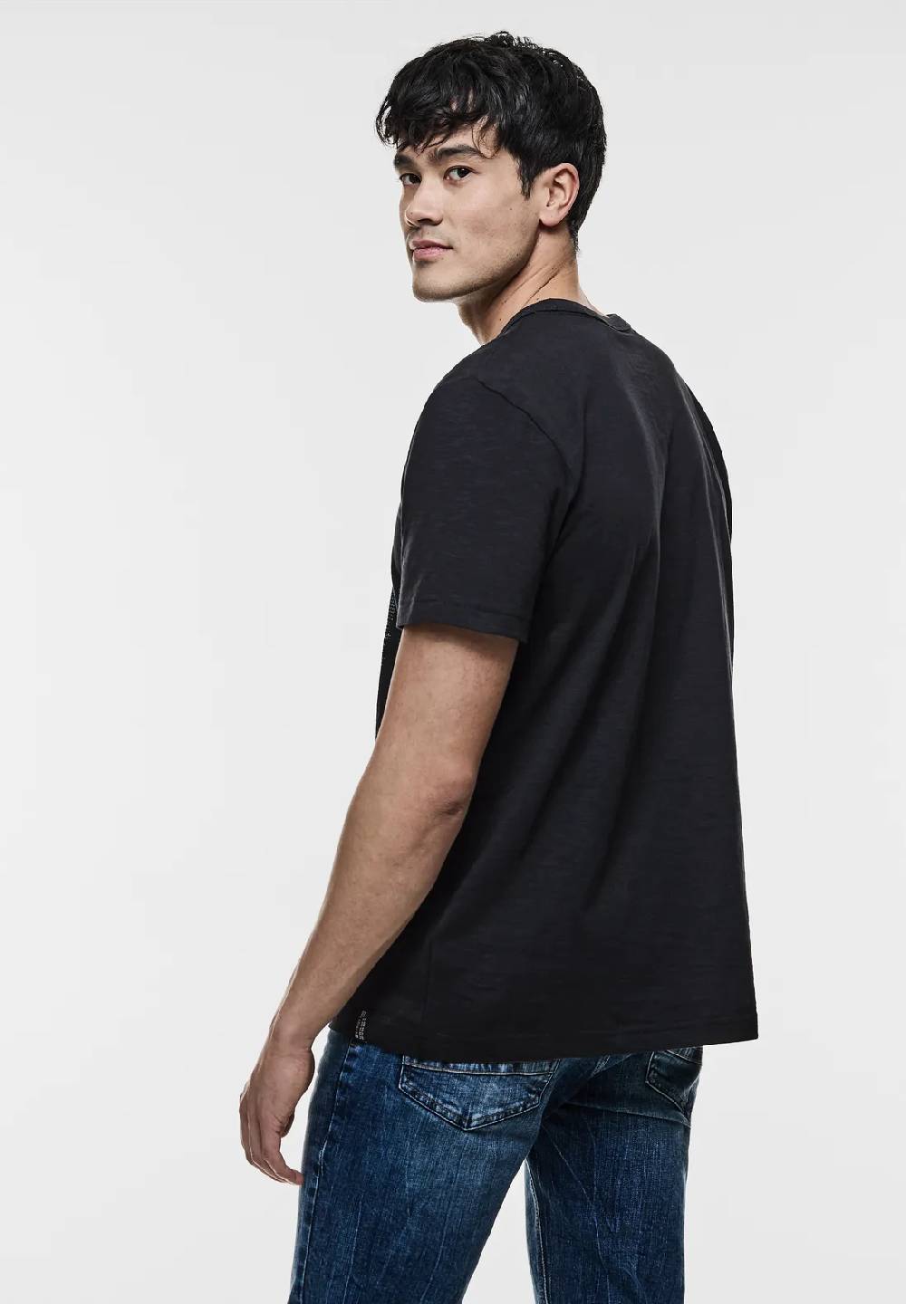 Street One 3D-Print Slub T-Shirt Letzte 3 Tage