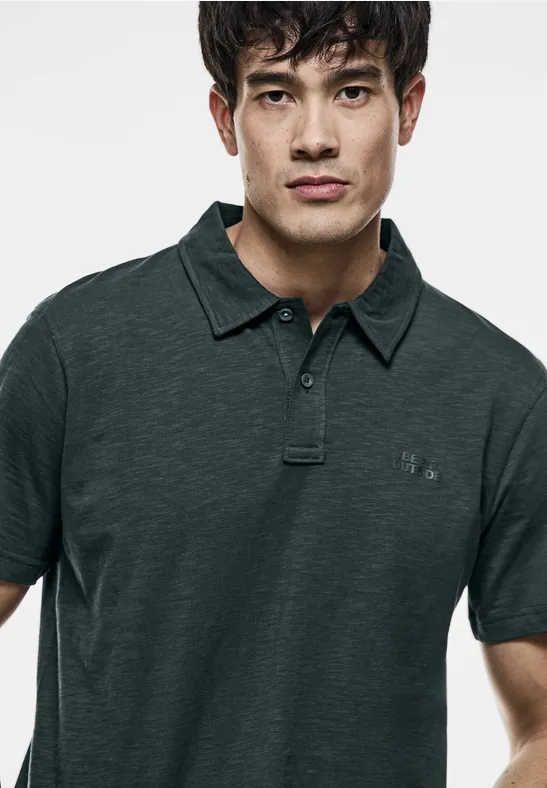 Street One Slub Jersey Poloshirt Letzte 2 Tage