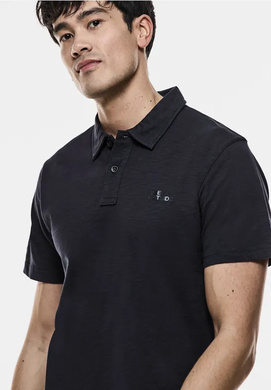 Street One Slub Jersey Poloshirt Bis zu 50% Rabatt