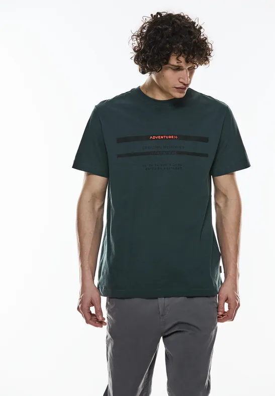 Street One T-Shirt mit Brustprint Vierteljährliche Förderung