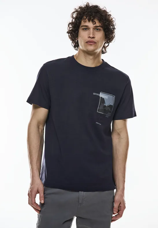 Street One T-Shirt mit Brustprint Bis zu 55% Rabatt