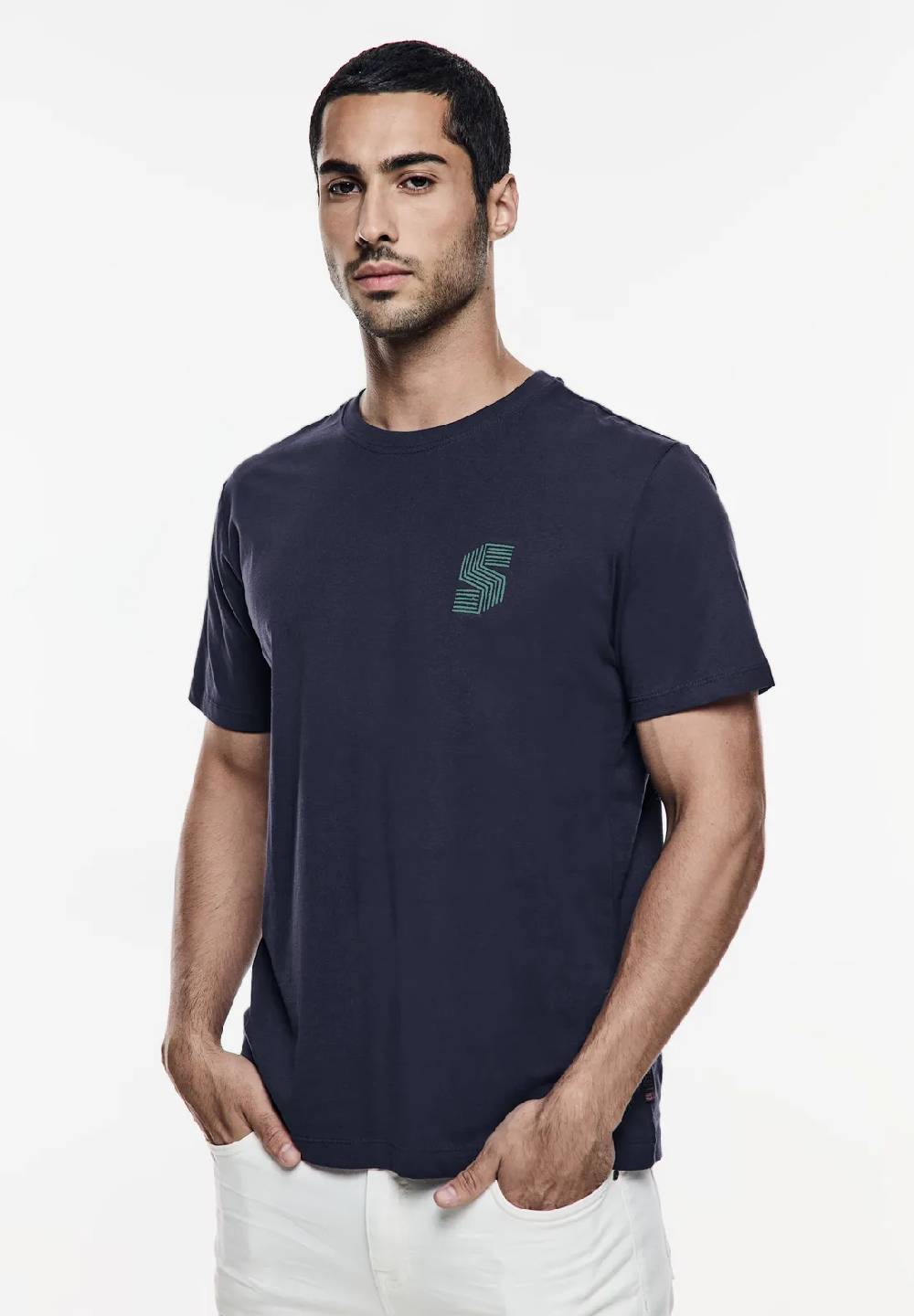 Street One T-Shirt mit Brustprint Black Friday Preise