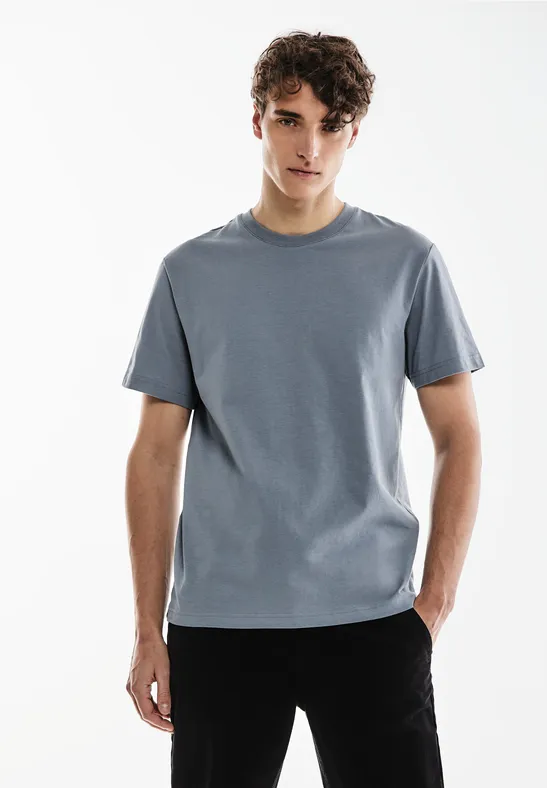 Street One Basic T-Shirt in Unifarbe Outlet