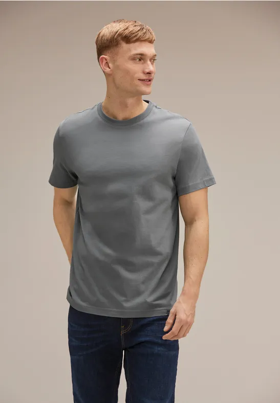 Street One Basic T-Shirt in Unifarbe Angebote