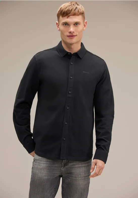 Street One Piquée Langarmshirt Hotsell